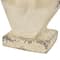 22" Cream Distressed Woman Antique Greek Bust Planter